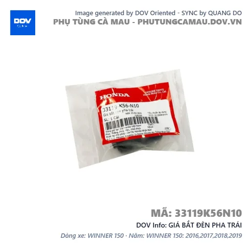GIÁ BẮT ĐÈN PHA TRÁI  — 33119K56N10