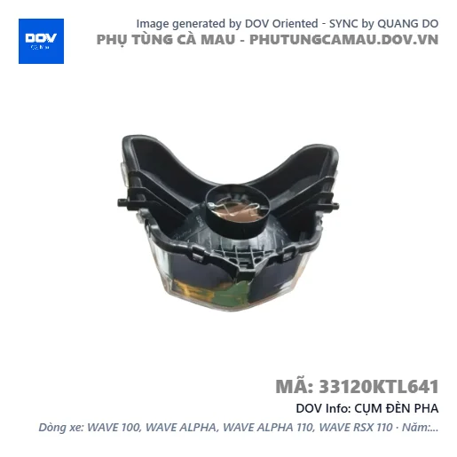 CỤM ĐÈN PHA  — 33120KTL641