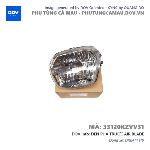 ĐÈN PHA TRƯỚC AIR BLADE — 33120KZVV31