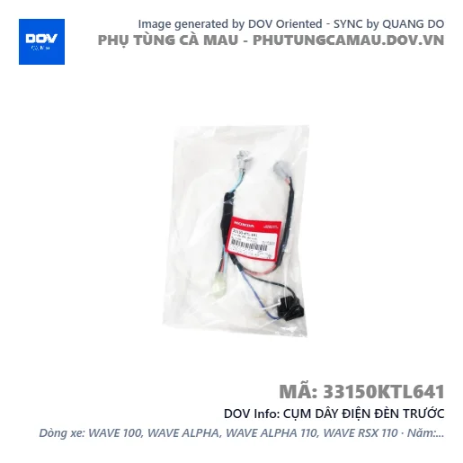 CỤM DÂY ĐIỆN ĐÈN TRƯỚC — 33150KTL641