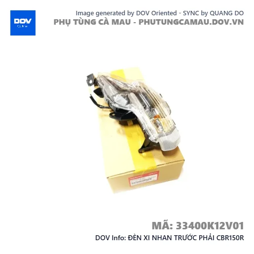 ĐÈN XI NHAN TRƯỚC PHẢI CBR150R — 33400K12V01