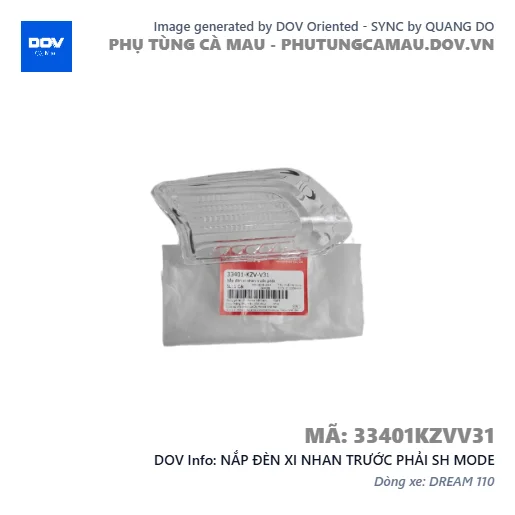 NẮP ĐÈN XI NHAN TRƯỚC PHẢI SH MODE — 33401KZVV31