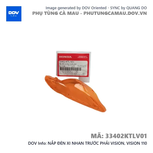 NẮP ĐÈN XI NHAN TRƯỚC PHẢI VISION, VISION 110 — 33402KTLV01