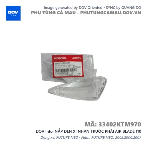 NẮP ĐÈN XI NHAN TRƯỚC PHẢI AIR BLADE 110 — 33402KTM970