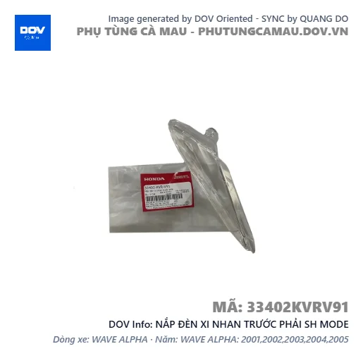NẮP ĐÈN XI NHAN TRƯỚC PHẢI SH MODE — 33402KVRV91