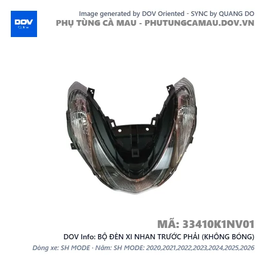 BỘ ĐÈN XI NHAN TRƯỚC PHẢI (KHÔNG BÓNG)  — 33410K1NV01