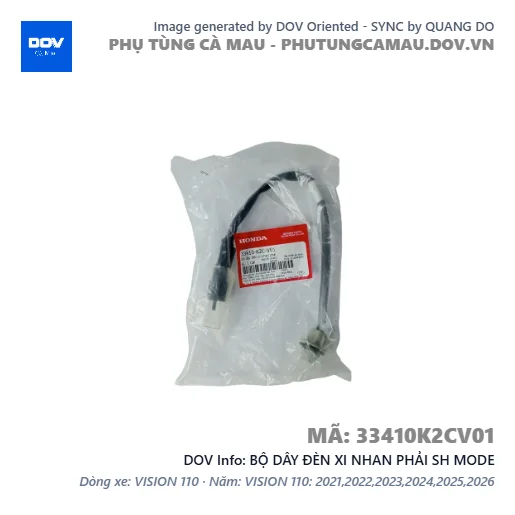 BỘ DÂY ĐÈN XI NHAN PHẢI SH MODE — 33410K2CV01