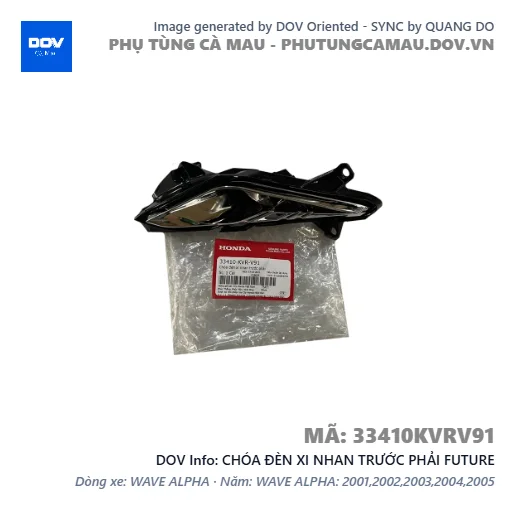 CHÓA ĐÈN XI NHAN TRƯỚC PHẢI FUTURE — 33410KVRV91