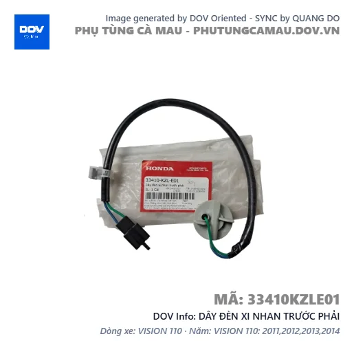 DÂY ĐÈN XI NHAN TRƯỚC PHẢI — 33410KZLE01