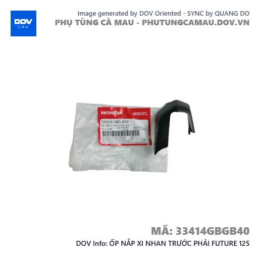 ỐP NẮP XI NHAN TRƯỚC PHẢI FUTURE 125 — 33414GBGB40