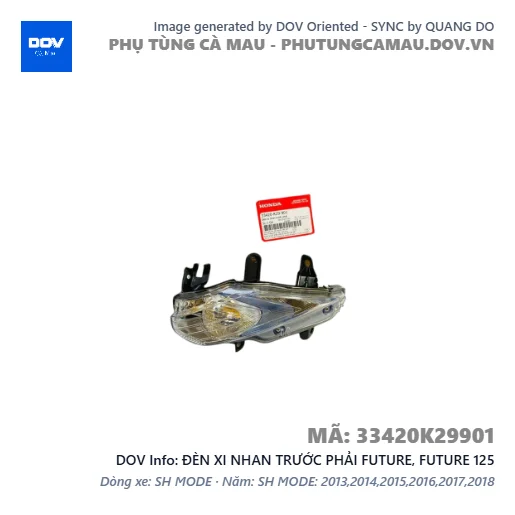 ĐÈN XI NHAN TRƯỚC PHẢI FUTURE, FUTURE 125 — 33420K29901