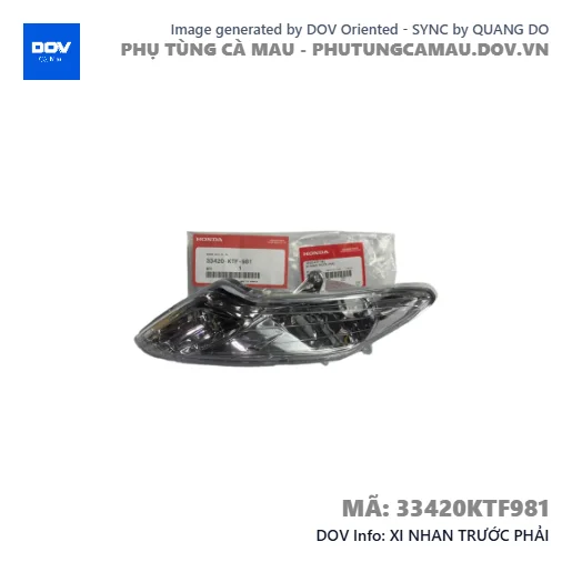 XI NHAN TRƯỚC PHẢI  — 33420KTF981
