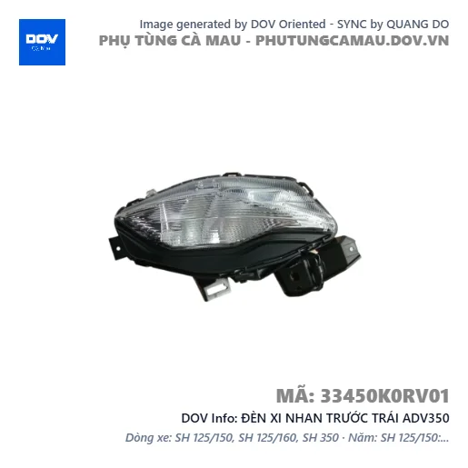 ĐÈN XI NHAN TRƯỚC TRÁI ADV350 — 33450K0RV01