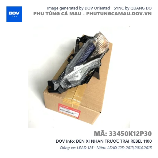 ĐÈN XI NHAN TRƯỚC TRÁI REBEL 1100 — 33450K12P30
