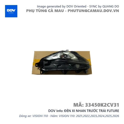 ĐÈN XI NHAN TRƯỚC TRÁI FUTURE — 33450K2CV31