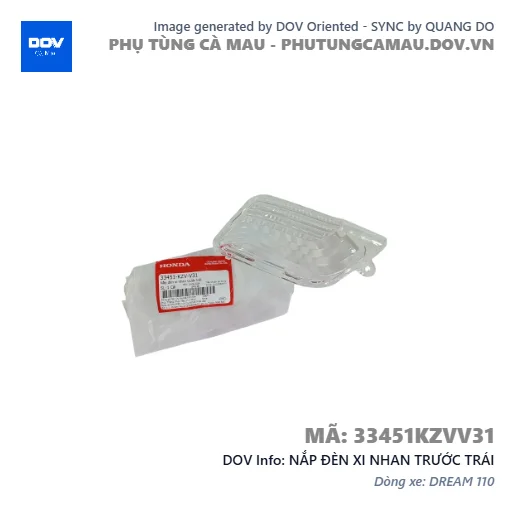 NẮP ĐÈN XI NHAN TRƯỚC TRÁI  — 33451KZVV31