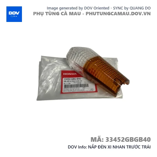 NẮP ĐÈN XI NHAN TRƯỚC TRÁI  — 33452GBGB40