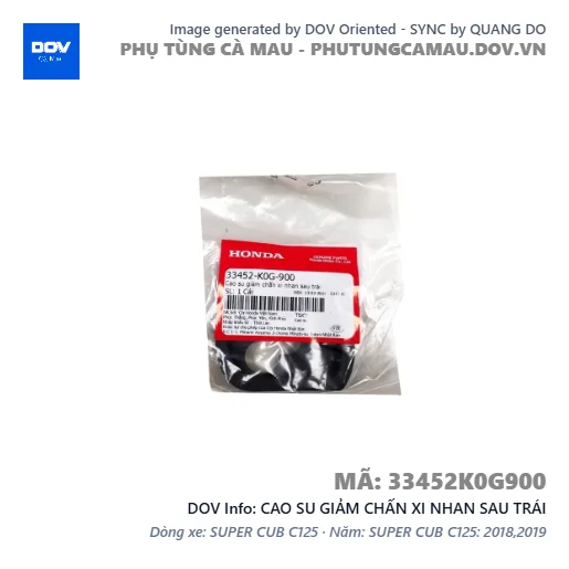 CAO SU GIẢM CHẤN XI NHAN SAU TRÁI  — 33452K0G900