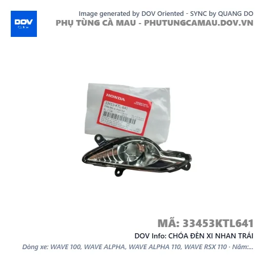 CHÓA ĐÈN XI NHAN TRÁI  — 33453KTL641