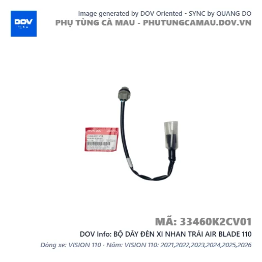BỘ DÂY ĐÈN XI NHAN TRÁI AIR BLADE 110 — 33460K2CV01