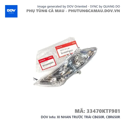 XI NHAN TRƯỚC TRÁI CB650R, CBR650R — 33470KTF981