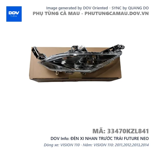ĐÈN XI NHAN TRƯỚC TRÁI FUTURE NEO — 33470KZL841
