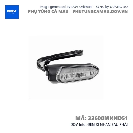 ĐÈN XI NHAN SAU PHẢI  — 33600MKND51