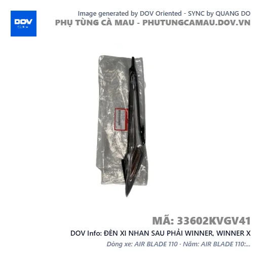 ĐÈN XI NHAN SAU PHẢI WINNER, WINNER X — 33602KVGV41