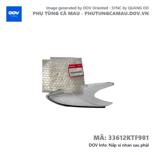 Nắp xi nhan sau phải  — 33612KTF981