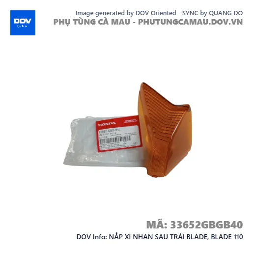 NẮP XI NHAN SAU TRÁI BLADE, BLADE 110 — 33652GBGB40