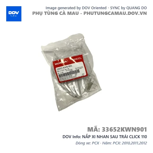 NẮP XI NHAN SAU TRÁI CLICK 110 — 33652KWN901