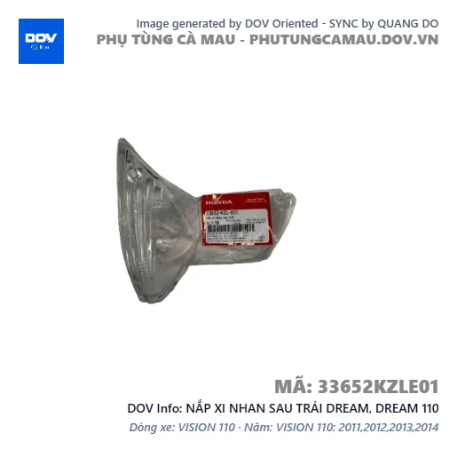 NẮP XI NHAN SAU TRÁI DREAM, DREAM 110 — 33652KZLE01