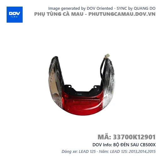BỘ ĐÈN SAU CB500X — 33700K12901