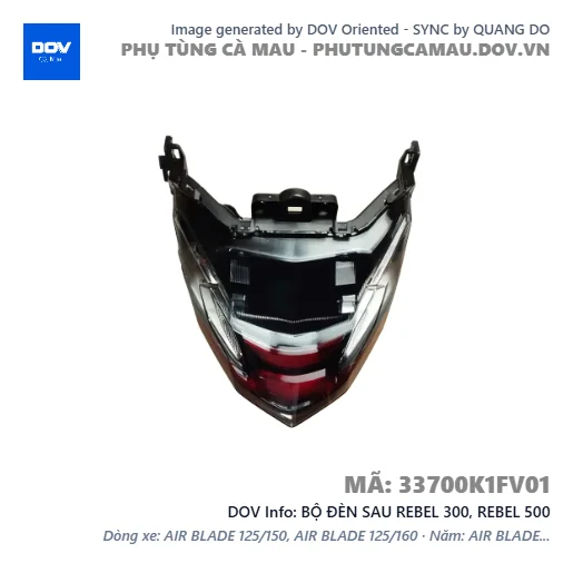 BỘ ĐÈN SAU REBEL 300, REBEL 500 — 33700K1FV01