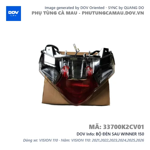 BỘ ĐÈN SAU WINNER 150 — 33700K2CV01