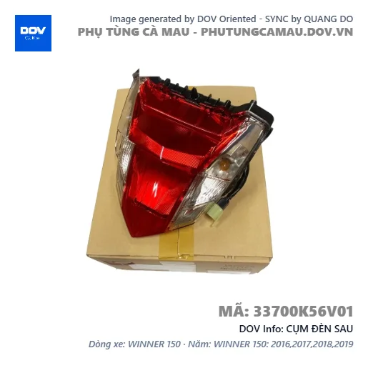 CỤM ĐÈN SAU  — 33700K56V01