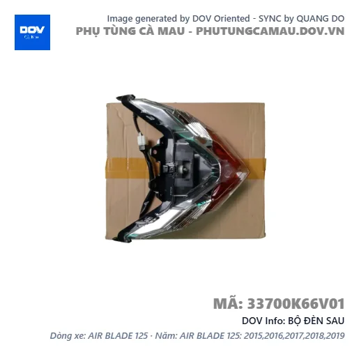 BỘ ĐÈN SAU  — 33700K66V01