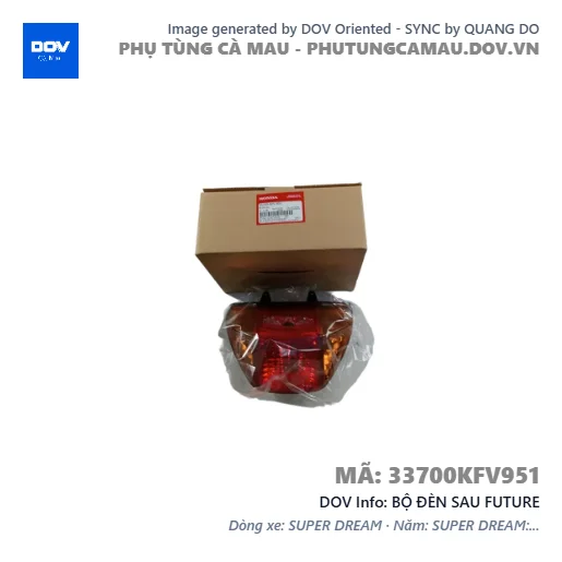 BỘ ĐÈN SAU FUTURE — 33700KFV951