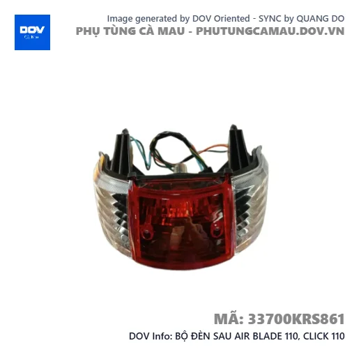 BỘ ĐÈN SAU AIR BLADE 110, CLICK 110 — 33700KRS861