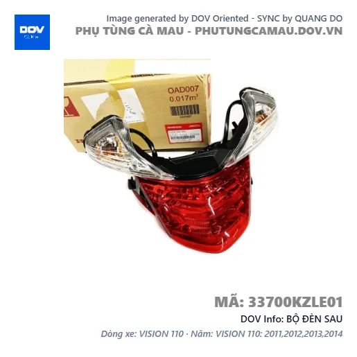 BỘ ĐÈN SAU  — 33700KZLE01