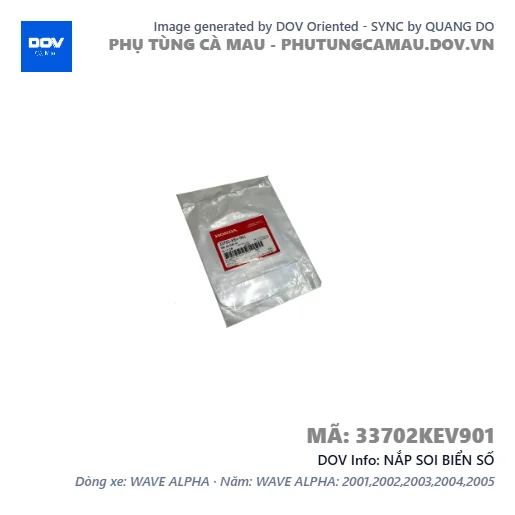 NẮP SOI BIỂN SỐ  — 33702KEV901