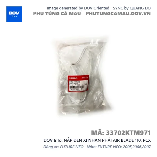 NẮP ĐÈN XI NHAN PHẢI AIR BLADE 110, PCX — 33702KTM971