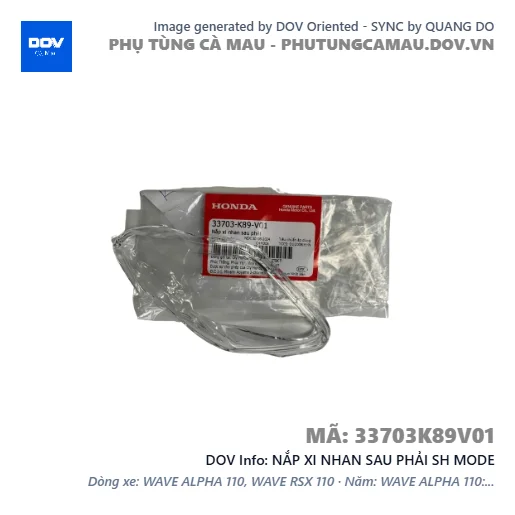 NẮP XI NHAN SAU PHẢI SH MODE — 33703K89V01