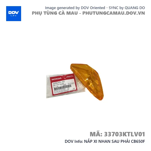NẮP XI NHAN SAU PHẢI CB650F — 33703KTLV01