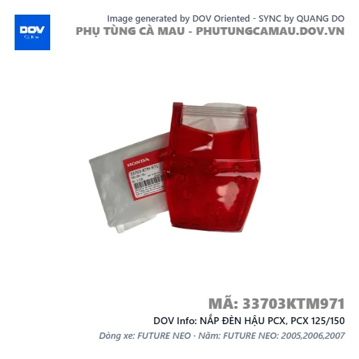 NẮP ĐÈN HẬU PCX, PCX 125/150 — 33703KTM971