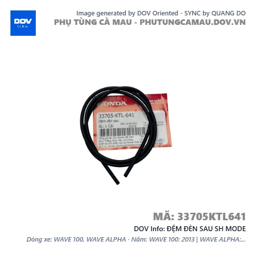 ĐỆM ĐÈN SAU SH MODE — 33705KTL641