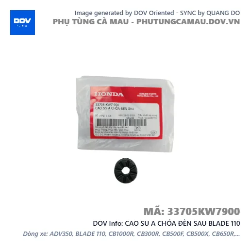 CAO SU A CHÓA ĐÈN SAU BLADE 110 — 33705KW7900