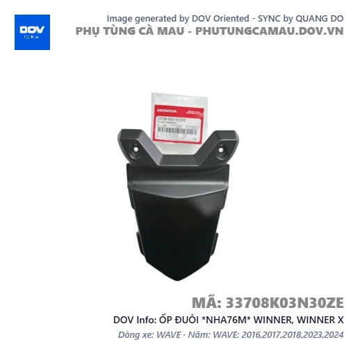 ỐP ĐUÔI *NHA76M* WINNER, WINNER X — 33708K03N30ZE