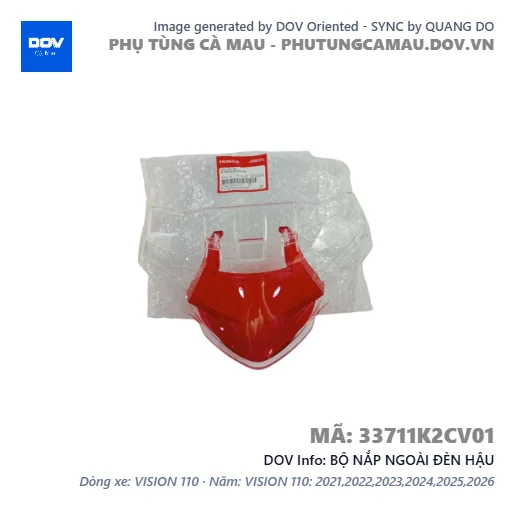 BỘ NẮP NGOÀI ĐÈN HẬU — 33711K2CV01