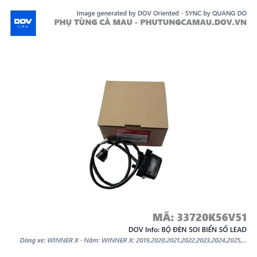 BỘ ĐÈN SOI BIỂN SỐ LEAD — 33720K56V51